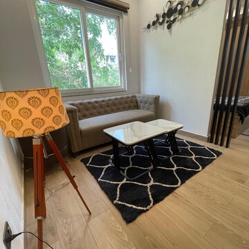 Living Room in 2 BHK Builder Floor at SS Southend Floors, South City 2 – for Rent
