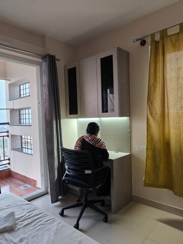 Living Room in 3 BHK Apartment at Pashmina Waterfront, Old Madras Road – for Rent