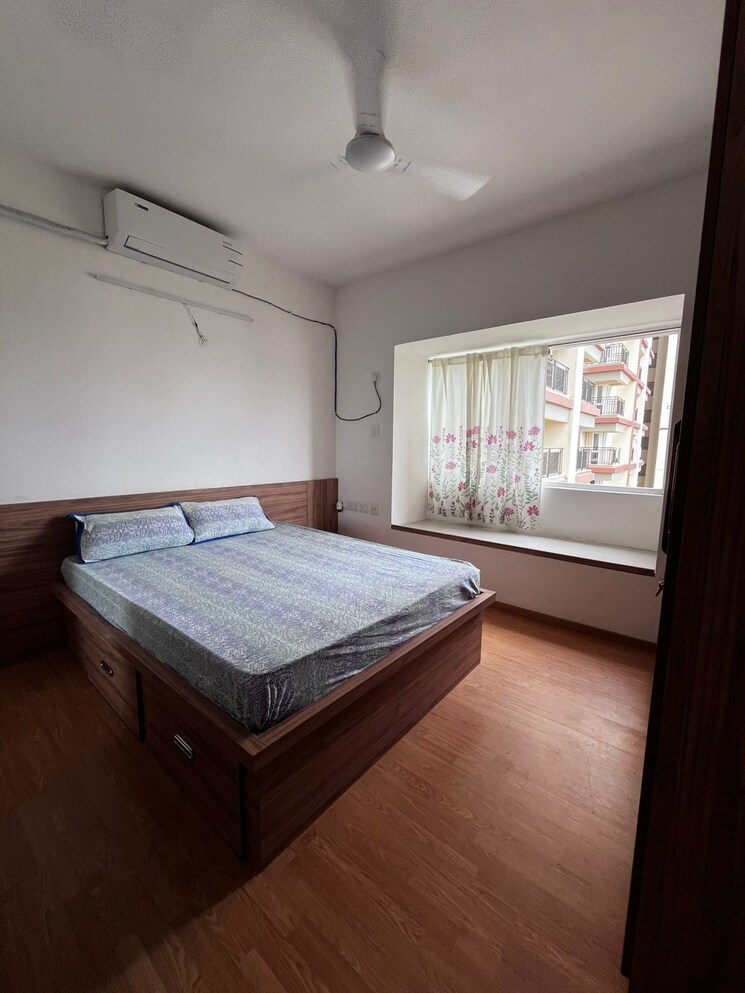 Bedroom, patel-smondo 2 Bedroom 990 Sq.Ft. Apartment In Gachibowli Hyderabad 8806865