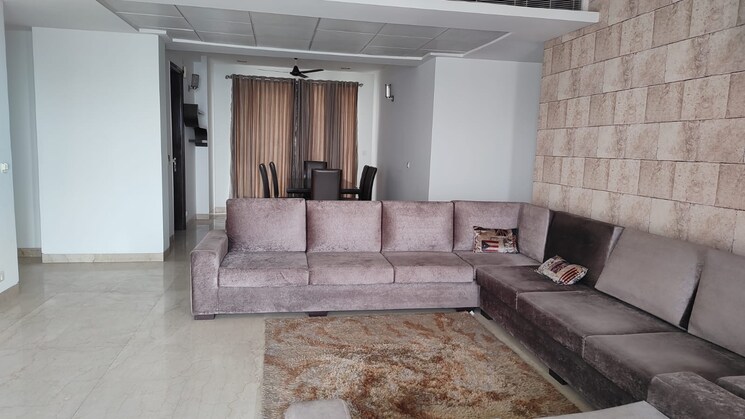 Living Room, abw-la-lagune 4 Bedroom 3160 Sq.Ft. Apartment In Sector 54 Gurgaon 8806874