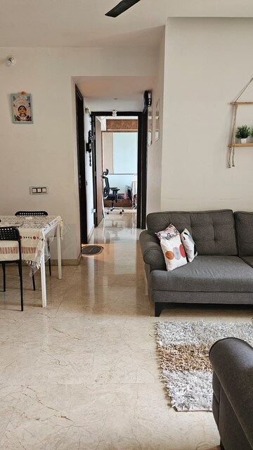 Living Room in 2 BHK Apartment at One Hiranandani Park, Ghodbunder Road – for Sale