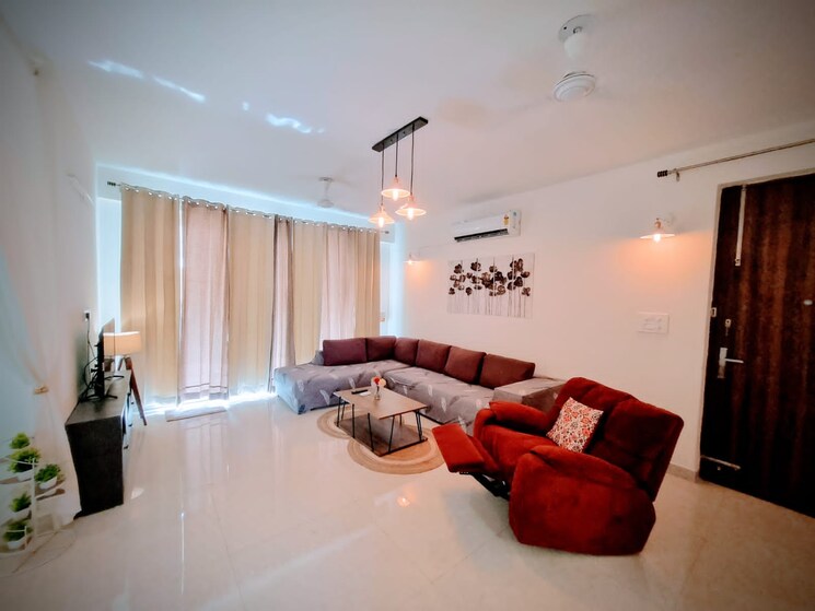 Living Room, gulmohar park 4 Bedroom 300 Sq.Yd. Builder Floor In Gulmohar Park Delhi 8806962