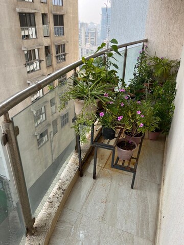 Balcony in 3 BHK Apartment at HDIL Metropolis Residences, Andheri West – for Rent