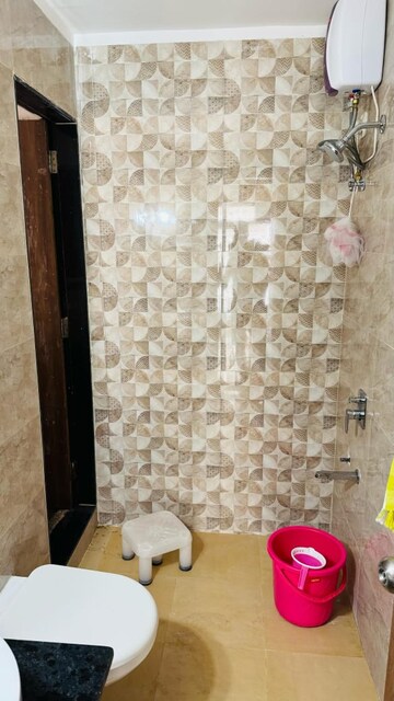 Bathroom in 3 BHK Apartment at Mahavir Square, Manpada – for Rent