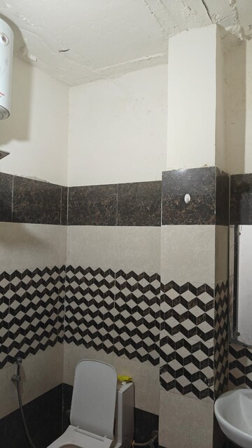 Bathroom in 1 BHK Apartment at MS Enclave Zirakpur, Dhakoli – for Rent