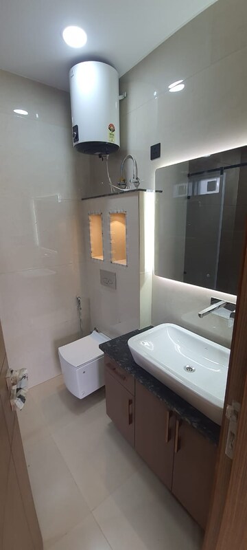 Bathroom in 4 BHK Builder Floor at Sushant Lok Iii – for Sale