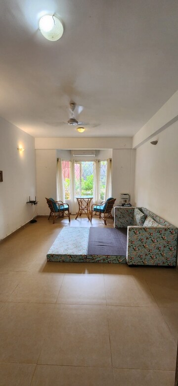Living Room in 1 BHK Apartment at Siolim – for Rent
