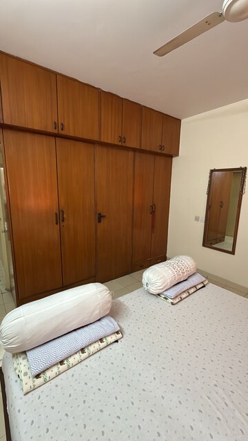 Bedroom in 3 BHK Apartment at Raheja Residency, Koramangala – for Rent