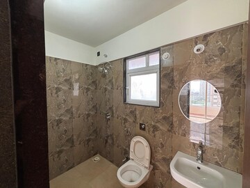 Bathroom in 3 BHK Apartment at VTP Beaumonde, Kharadi – for Rent