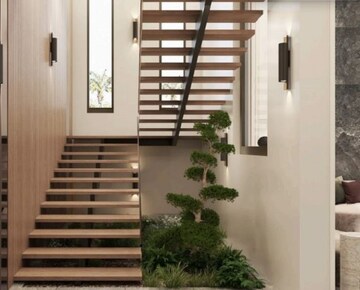 Staircase in 4 BHK Villa at Siolim – for Sale