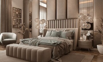 Bedroom in 2 BHK Apartment at Godrej Meridien, Sector 106 – for Sale