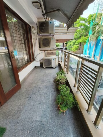 Balcony in 3 BHK Builder Floor at Green Park Extension – for Rent