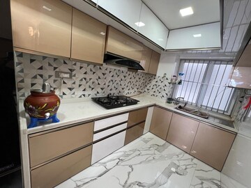Kitchen in 3 BHK Apartment at Sobha Windsor, Whitefield – for Rent