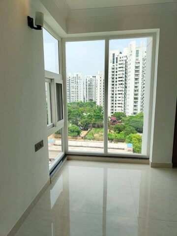 Balcony in 3 BHK Apartment at Ambience Creacions, Sector 22 – for Rent