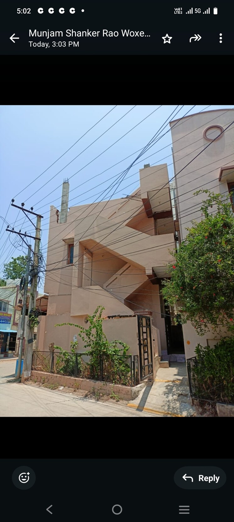 Exterior View, a s rao nagar 4 Bedroom 95 Sq.Yd. Independent House In A S Rao Nagar Hyderabad 8807511