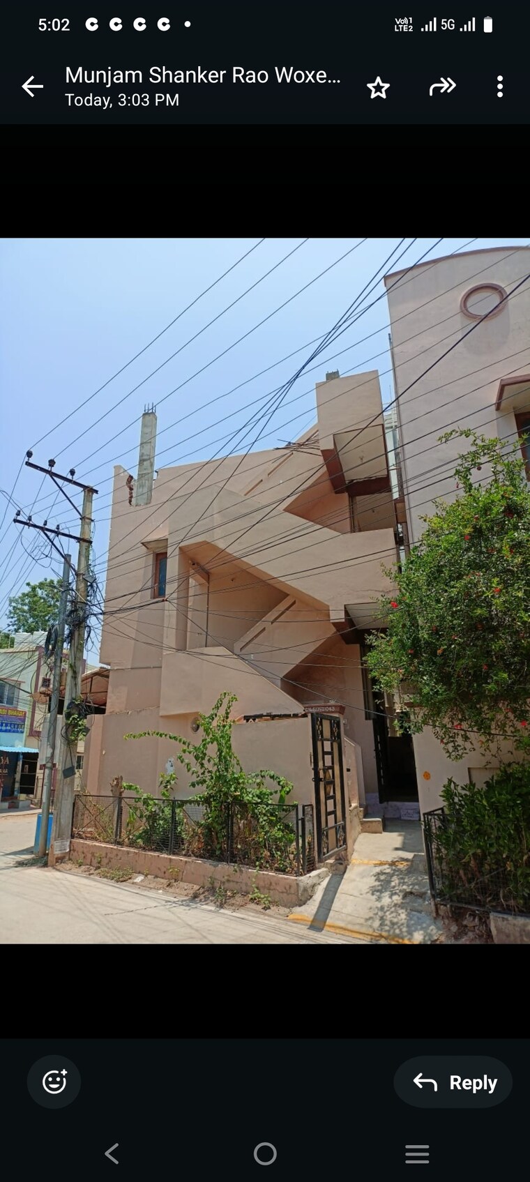Exterior View, a s rao nagar 4 Bedroom 95 Sq.Yd. Independent House In A S Rao Nagar Hyderabad 8807511
