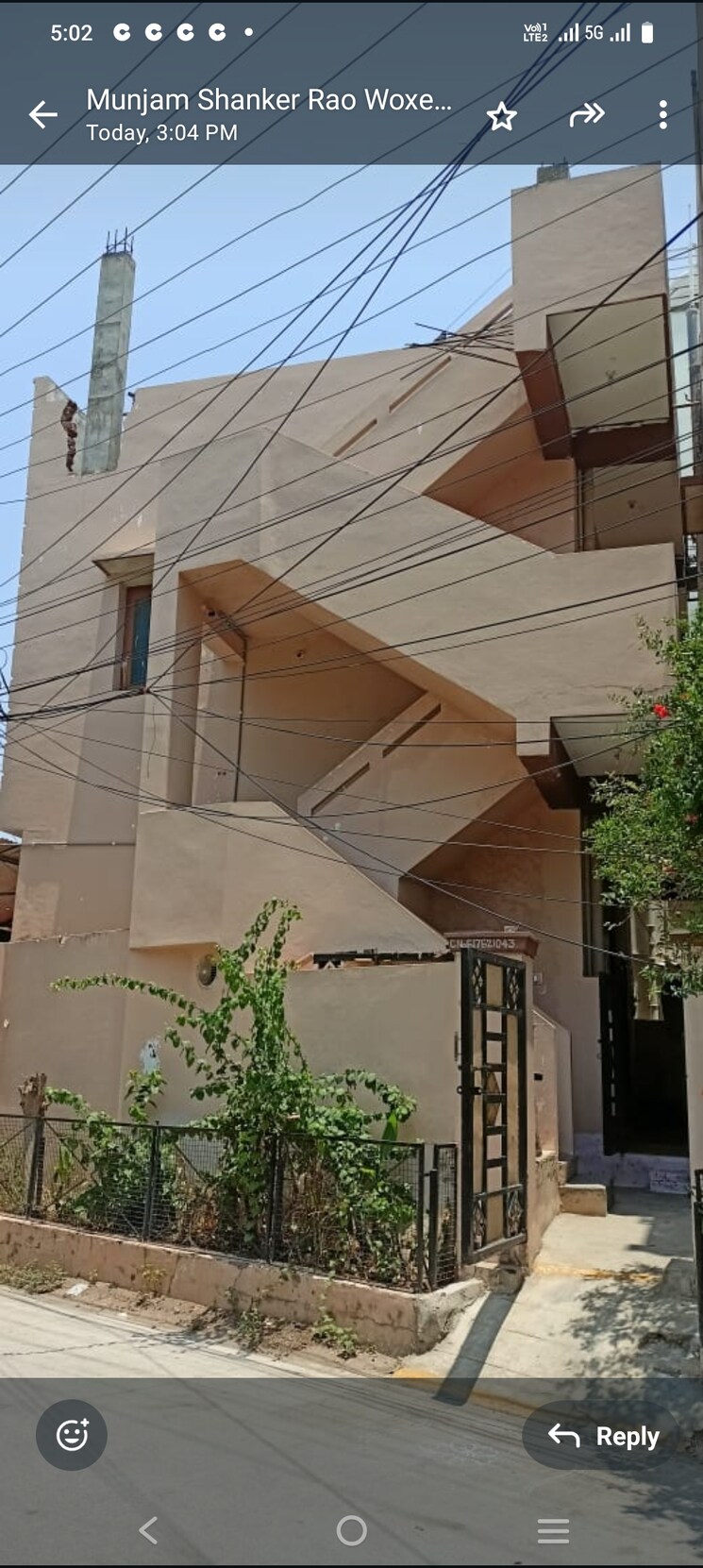 Exterior View, a s rao nagar 4 Bedroom 95 Sq.Yd. Independent House In A S Rao Nagar Hyderabad 8807511