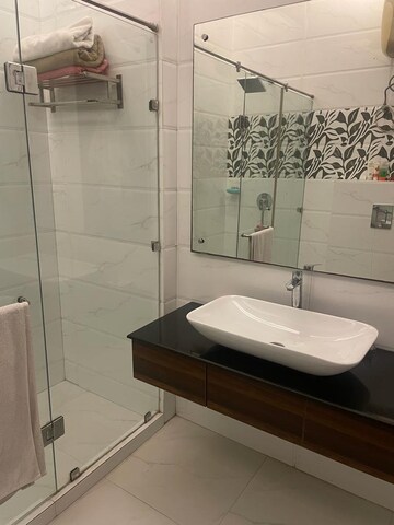 Bathroom in 3 BHK Builder Floor at DLF Atria, Dlf Phase ii – for Rent