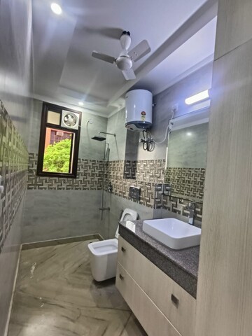Bathroom in 3 BHK Builder Floor at Saket – for Rent