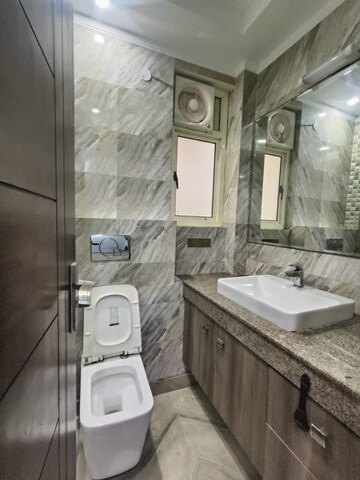 Bathroom in 3 BHK Builder Floor at Saket – for Rent