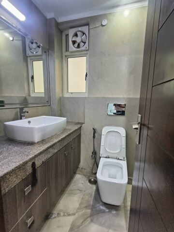 Bathroom in 3 BHK Builder Floor at Saket – for Rent