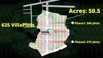  Plot – Map Location View at Shamirpet - for Sale
