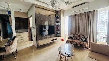 Living Room in 2 BHK Apartment at Omkar Alta Monte, Malad East – for Sale