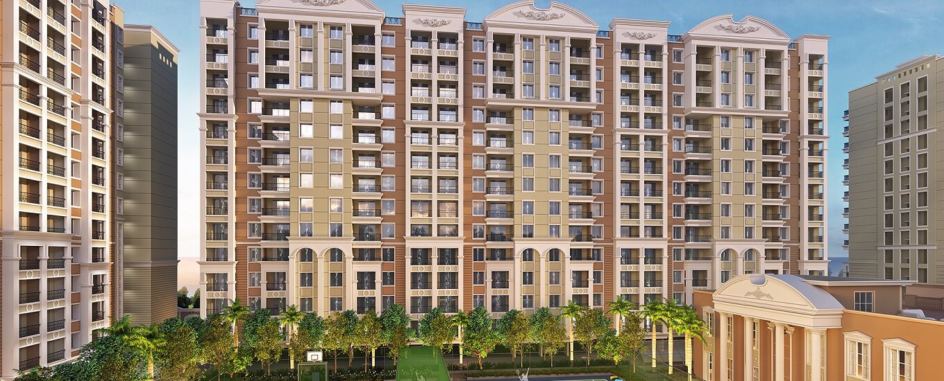 3 BHK + Study Room Apartment For Sale in Nyati Era