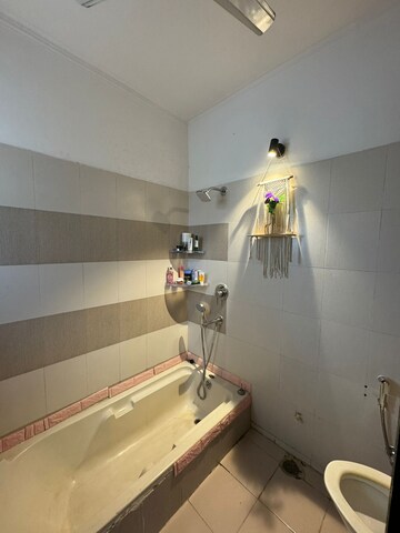 Bathroom in 3 BHK Apartment at Motiaz Royal Citi, Ambala Highway – for Rent
