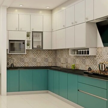 Kitchen in 2 BHK Builder Floor at Suncity Avenue 102, Sector 102 – for Rent