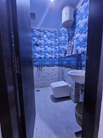 Bathroom in 1 BHK Builder Floor at Neb Sarai – for Rent