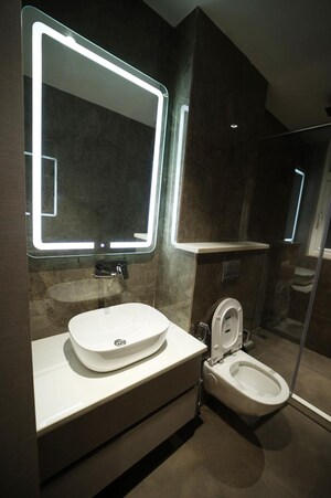 Bathroom in 4 BHK Builder Floor at Sector 57 – for Sale