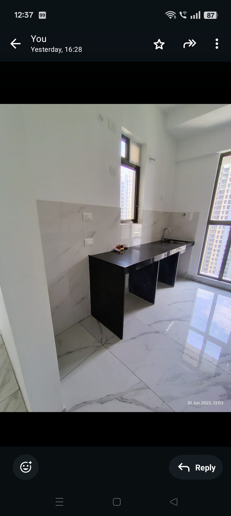 Kitchen, raymond-ten-x-era 2 Bedroom 585 Sq.Ft. Apartment In Pokhran Road No One Thane 8807871
