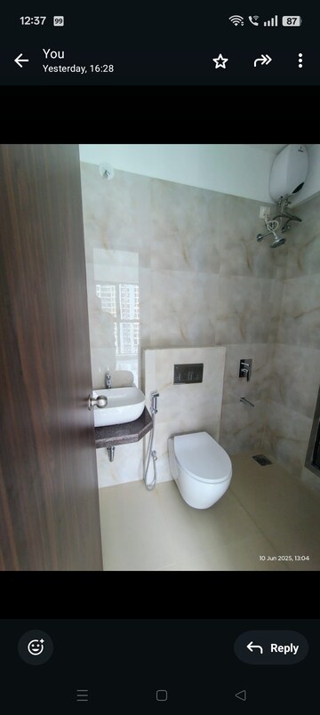 Bathroom in 2 BHK Apartment at Raymond Ten X Era, Pokhran Road No One – for Rent