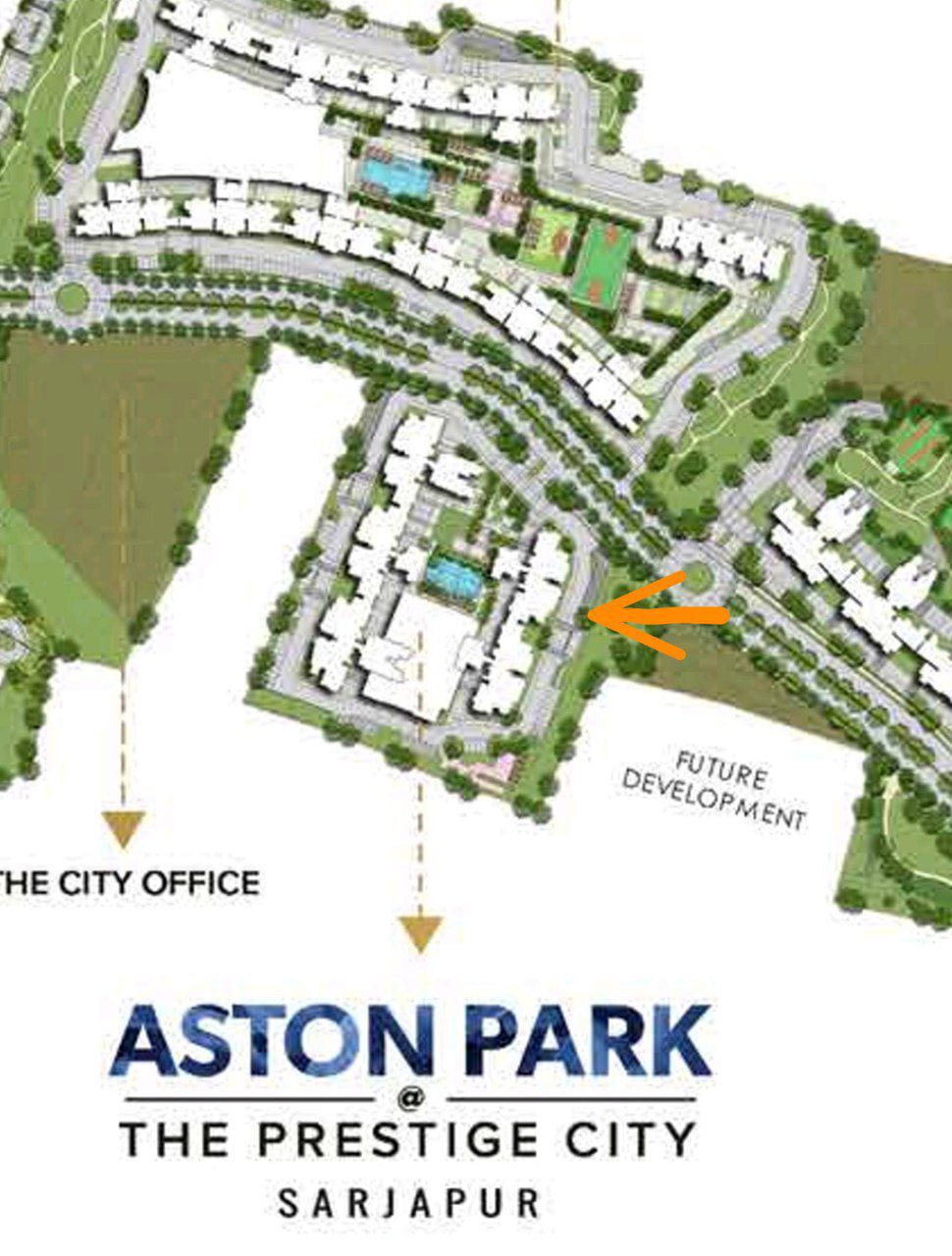 3 BHK + Study Room 1536 Sq.Ft. Apartment in Aston Park At The Prestige City