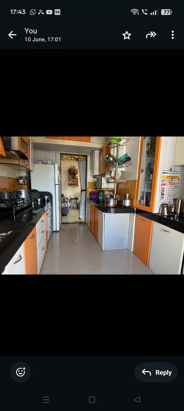 Kitchen in 2 BHK Apartment at Mangaldeep CHS Nandivali Panchanand, Nandivali Panchanand – for Rent