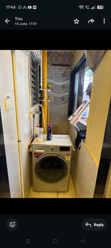 Bathroom in 2 BHK Apartment at Mangaldeep CHS Nandivali Panchanand, Nandivali Panchanand – for Rent