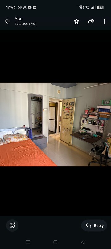 Bedroom in 2 BHK Apartment at Mangaldeep CHS Nandivali Panchanand, Nandivali Panchanand – for Rent