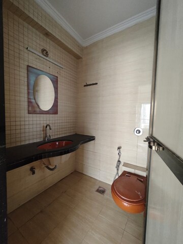 Bathroom in 3 BHK Apartment at Safal Heights, Chembur – for Rent