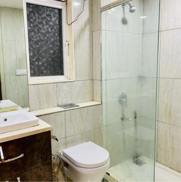 Bathroom in 3 BHK Apartment at Kandivali West – for Rent