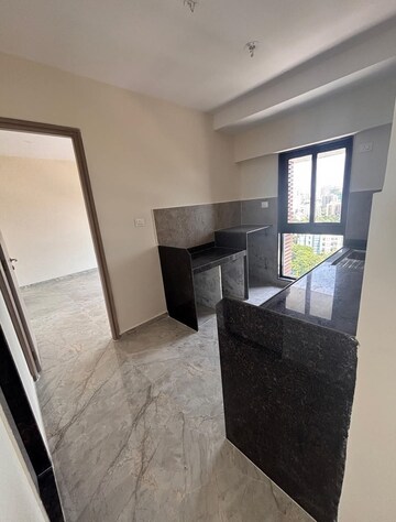 Kitchen in 1 BHK Apartment at Ajmera Boulevard, Malad West – for Rent