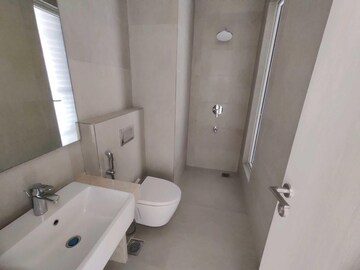 Bathroom in 3 BHK Apartment at Indiabulls Sky Forest, Lower Parel – for Rent