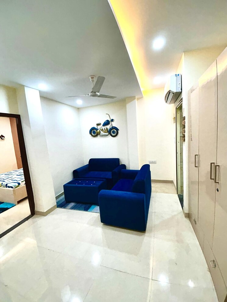 Living Room, saket 1 Bedroom 700 Sq.Ft. Apartment In Saket Delhi 8808187
