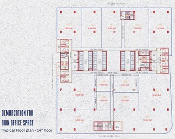Master Plan in  Office Space at SAS Diamond Towers, Financial District – for Sale