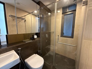 Bathroom in 3 BHK Apartment at Lodha The Park, Worli – for Rent