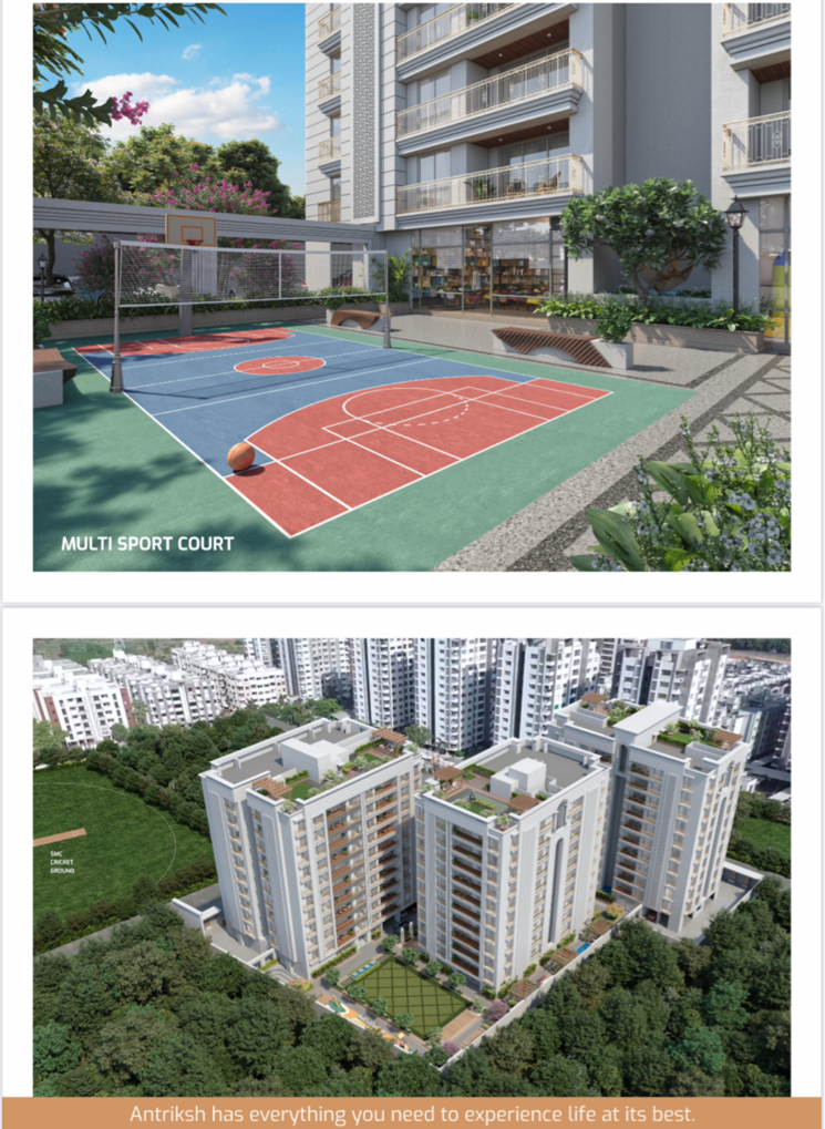 Exterior View, althan 3 Bedroom 2295 Sq.Ft. Apartment In Althan Surat 8808216