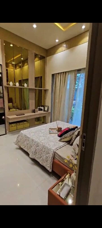 Bedroom in 2 BHK Apartment at Shri Krishna Trident A, Katrap – for Sale