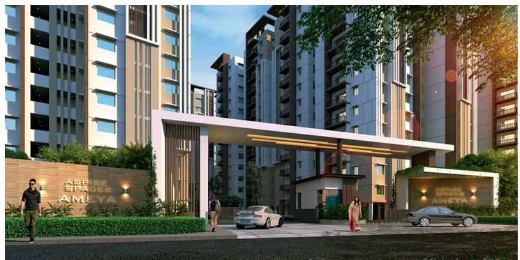 Exterior View, aspire-spaces-ameya 2 Bedroom 1330 Sq.Ft. Apartment In Miyapur Hyderabad 8808358