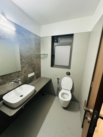 Bathroom in 3 BHK Apartment at Shree Krishna Navageeta, Chembur – for Rent