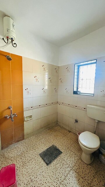 Bathroom in 2 BHK Independent House at Majestique Rhythm County, Handewadi – for Rent